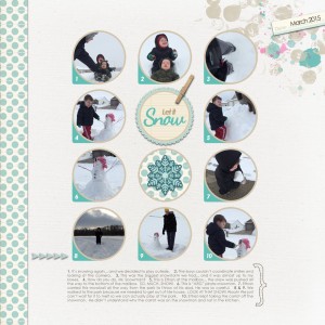 Let it Snow-- July 2015 Template