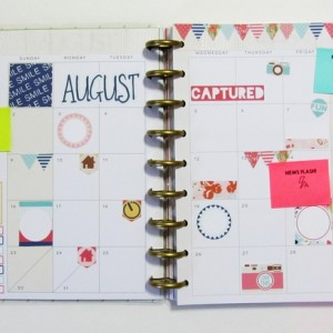 Planner Pages August Monthly