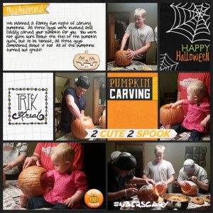 Carving Pumpkins Left