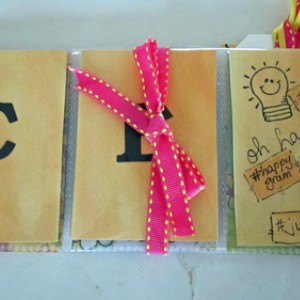 Pocket Letter for Carrie folded
