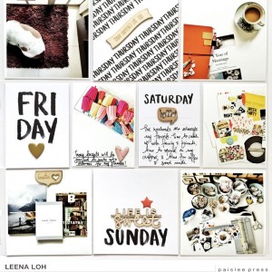 Project Life 2015 Week 31 (RHS) | Days