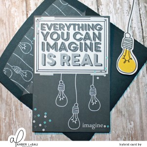 Imagine card with matching envelope