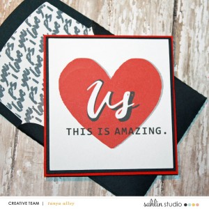 US card with matching envelope