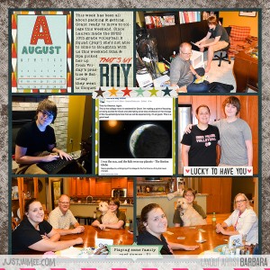 2015 Project Life Week 34 (Left Side)