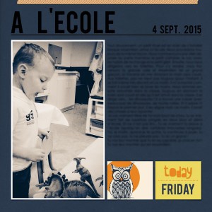 A l ecole