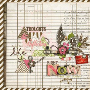 Now {some thoughts & Reflections}