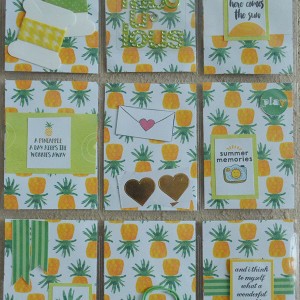 Pineapple Themed Pocket Letter