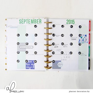 September Monthly Spread