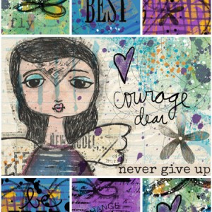 Courage Dear - Pocket Scrapping AJ