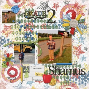 Shamus 1st day 2nd grade