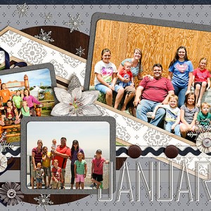 January Calendar page