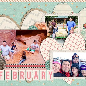 February Calendar Topper