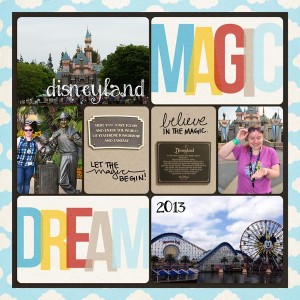 Disneyland 2013 Title Page