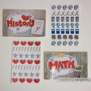 Back to School Stickers & Divider Labels