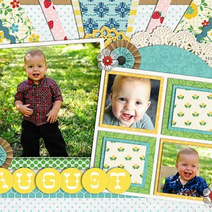 August Calendar Topper