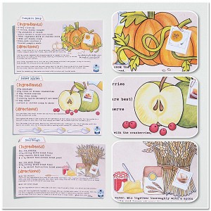 Autum Recipe Cards