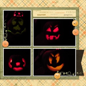 Halloween Pumpkins 2014 right side