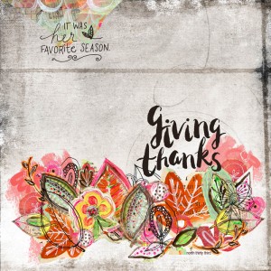 giving thanks