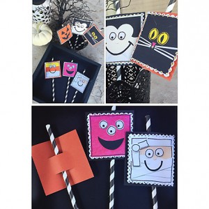 Pretty Paper Straws - Halloween Digi Parade