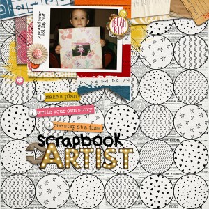 first scrapbook lo