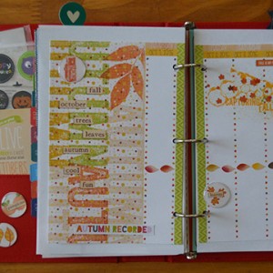 Fall Planner Spread