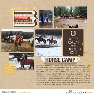 Horse Camping