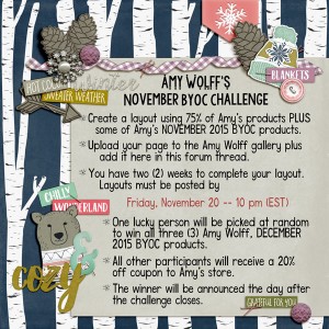 Amy Wolff NOVEMBER BYOC Challenge