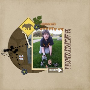 Scraplifting Rae Dino Adventure