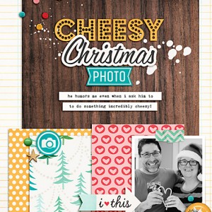 cheesy xmas photo