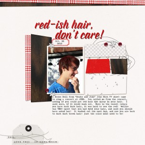 Red-ish hair, don
