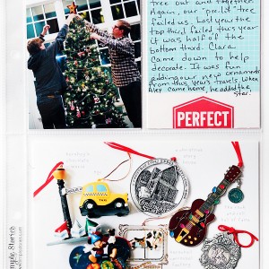Capturing Christmas:  Decorating the Tree, right