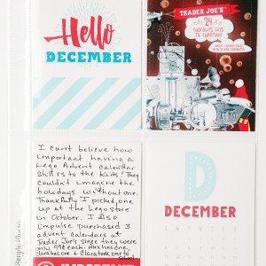 Capturing Christmas:  Advent Calendars, right