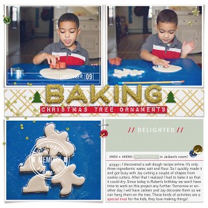 Baking Christmas Tree Ornaments
