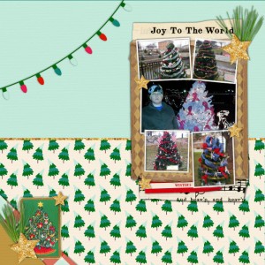 Christmas tree walk