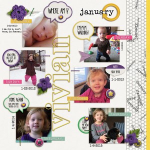 Vivian in January