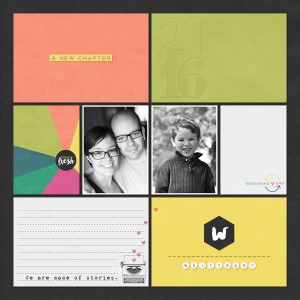 2016 Project Life Title Page