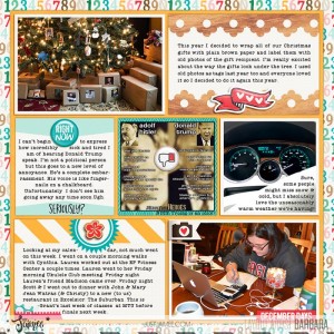 2015 Project Life Week 50 Right Side