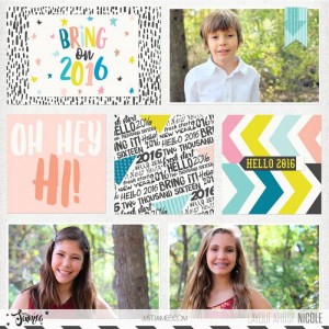 2016 Project Life Title Page