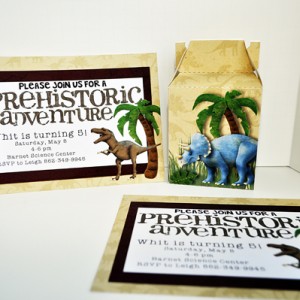 Dino Party Invite