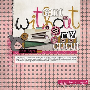 Can´t live without my CRICUT!