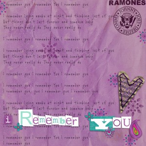 I Remember You - Ramones