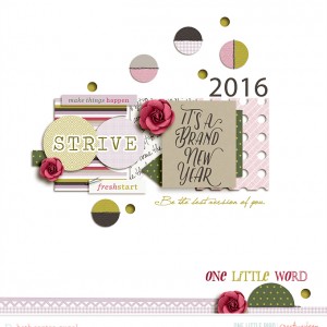 ~My One Little Word for 2016~