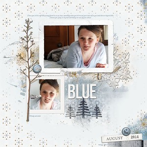 You in blue