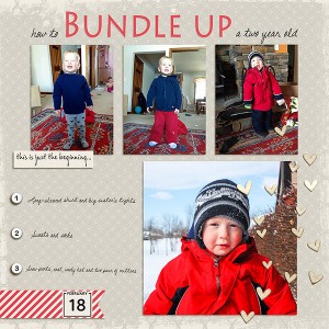 How to Bundle Up a Two Year Old