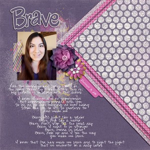 January 1: Blind Scrap (Inspiration Challenge)