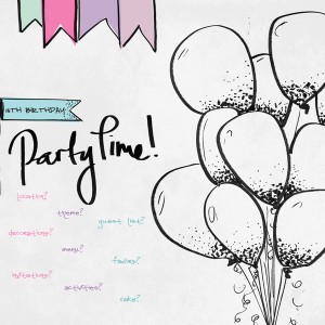 13th Birthday Party Time