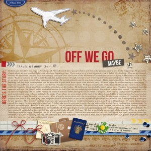 Off we go . . . maybe