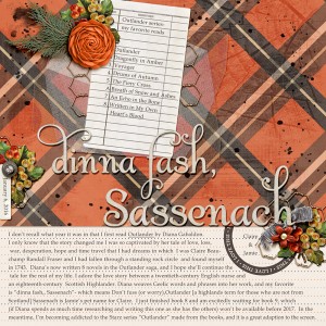 MOC Day 4 (no photo)  dinna fash, Sassenach