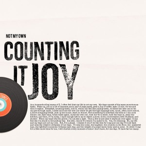 MOC Day 6 - Counting It Joy