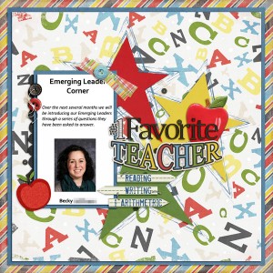 My Favorite Teacher  (my daughter)